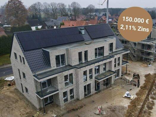 Wohnung zum Kauf - Erstbezug provisionsfrei 276.000 € 3 Zimmer 81,2 m² EG frei ab 01.04.2026 Rastdorfer Straße 2 Werlte 49757