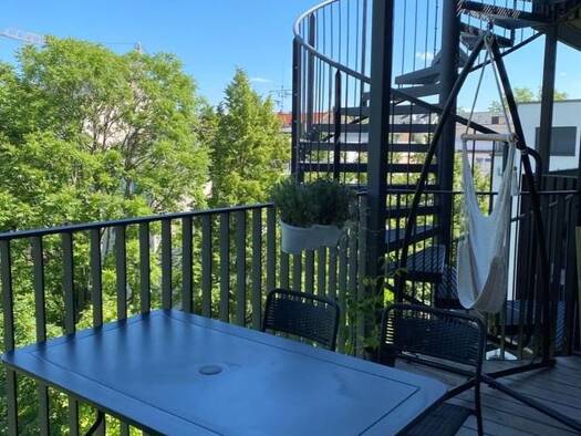 Terrassenwohnung zur Miete 1.491 € 1 Zimmer 83 m² Geschoss 4/6 frei ab 30.04.2026 Ostend Frankfurt am Main 60314