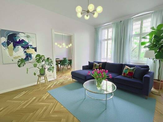Terrassenwohnung zum Kauf 849.000 € 3 Zimmer 97,8 m² 2. Geschoss frei ab sofort Niebuhrstraße 69a Charlottenburg Berlin 10629