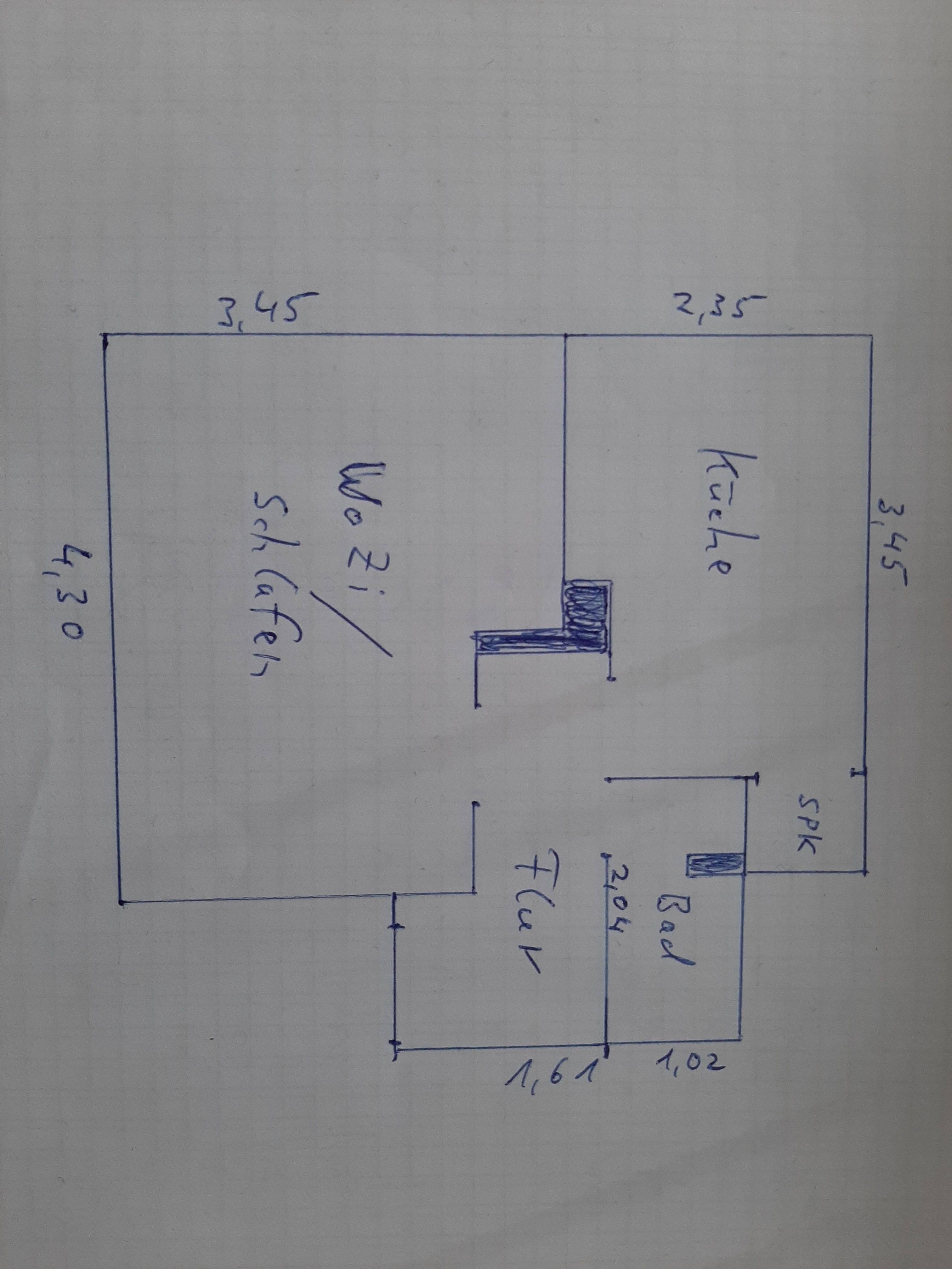 Wohnung zur Miete 315 € 1 Zimmer 28 m²<br/>Wohnfläche EG<br/>Geschoss Frankenweg Übriges Stade Stade 21680