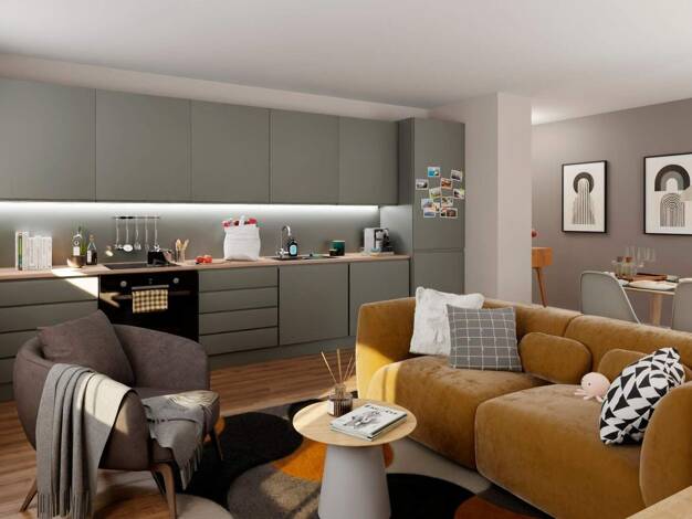 Wohnung zum Kauf - Neubau provisionsfrei 349.900 € 3 Zimmer 78,1 m² Geschoss 1/3 frei ab 01.03.2027 Finkenschlag 12 Wildau 15745