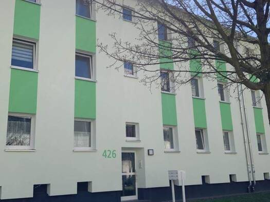 Wohnung zur Miete 429 € 3,5 Zimmer 46 m² 1. Geschoss Duisburger Straße 426 Marienkirche Oberhausen 46049