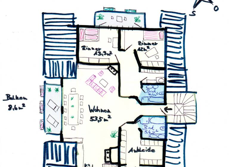 Loft zur Miete 2.690 € 4 Zimmer 156 m² Geschoss 3/3 frei ab 01.05.2026 Partenkirchen Garmisch-Partenkirchen 82467