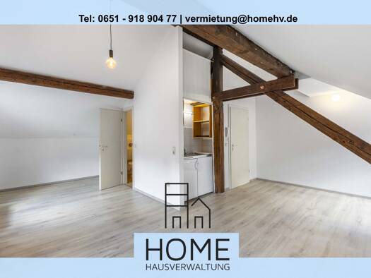 Studio zur Miete 350 € 1 Zimmer 28,4 m² 2. Geschoss frei ab 01.10.2025 Innenstadt Trier 54290