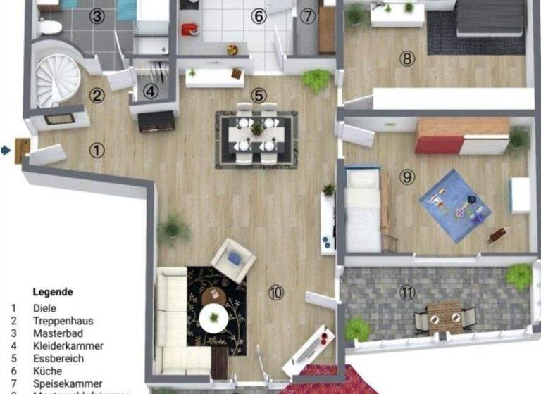 Terrassenwohnung zum Kauf provisionsfrei 759.000 € 3 Zimmer 133 m² 2. Geschoss Ottobrunn 85521