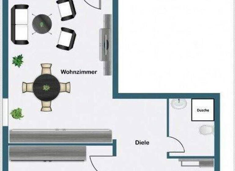 Wohnung zur Miete 840 € 2 Zimmer 68 m² 2. Geschoss frei ab 01.05.2026 Wichlinghofen Dortmund 44265