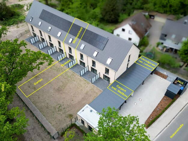 Reihenmittelhaus zur Miete - Neubau 1.725 € 5 Zimmer 141 m² 70 m² Grundstück frei ab 01.08.2025 Feldstraße 4 Gifhorn Gifhorn 38518