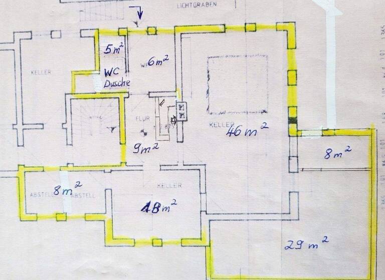 Büro zur Miete 975 € 129 m² Bürofläche Asbach Bad Hersfeld 36251