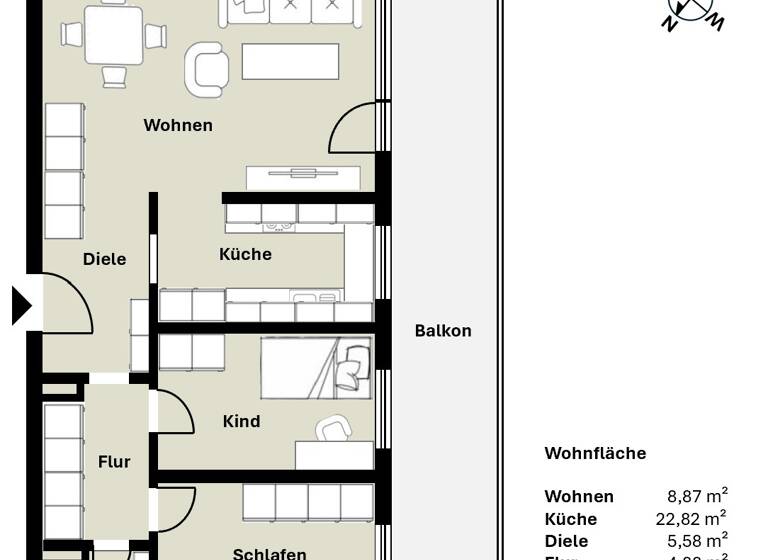 Wohnung zum Kauf provisionsfrei 99.880 € 1 Zimmer 84,5 m² Geschoss 1/4 Im Wohnpark 30 Ahe Bergheim 50127