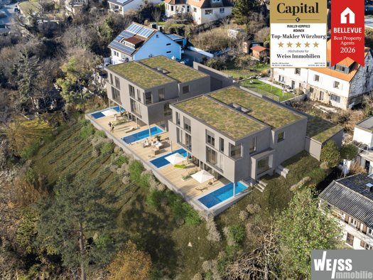 Doppelhaushälfte zum Kauf provisionsfrei 2.557.000 € 4 Zimmer 211 m² 400 m² Grundstück Höchberg 97204