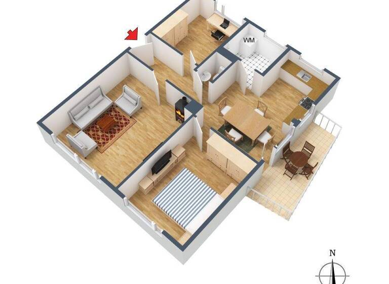 Wohnung zur Miete 900 € 3 Zimmer 75,2 m² EG Kurt-Schumacher-Straße 192A Fasanenhof Stuttgart 70565