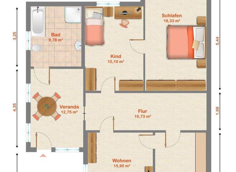 Reihenendhaus zum Kauf 79.000 € 4 Zimmer 91,7 m² 1.087 m² Grundstück Schlieben Schlieben / Berga 04936