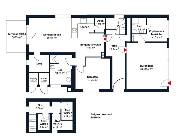 Mehrfamilienhaus zum Kauf als Kapitalanlage geeignet 698.000 € 13 Zimmer 272,7 m² 568 m² Grundstück Stade 21680