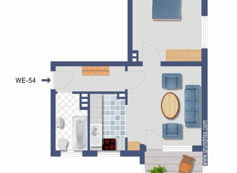 Wohnung zum Kauf provisionsfrei 84.900 € 2 Zimmer 42,8 m² EG Klobesstraße 4 Lütgendortmund Dortmund 44388