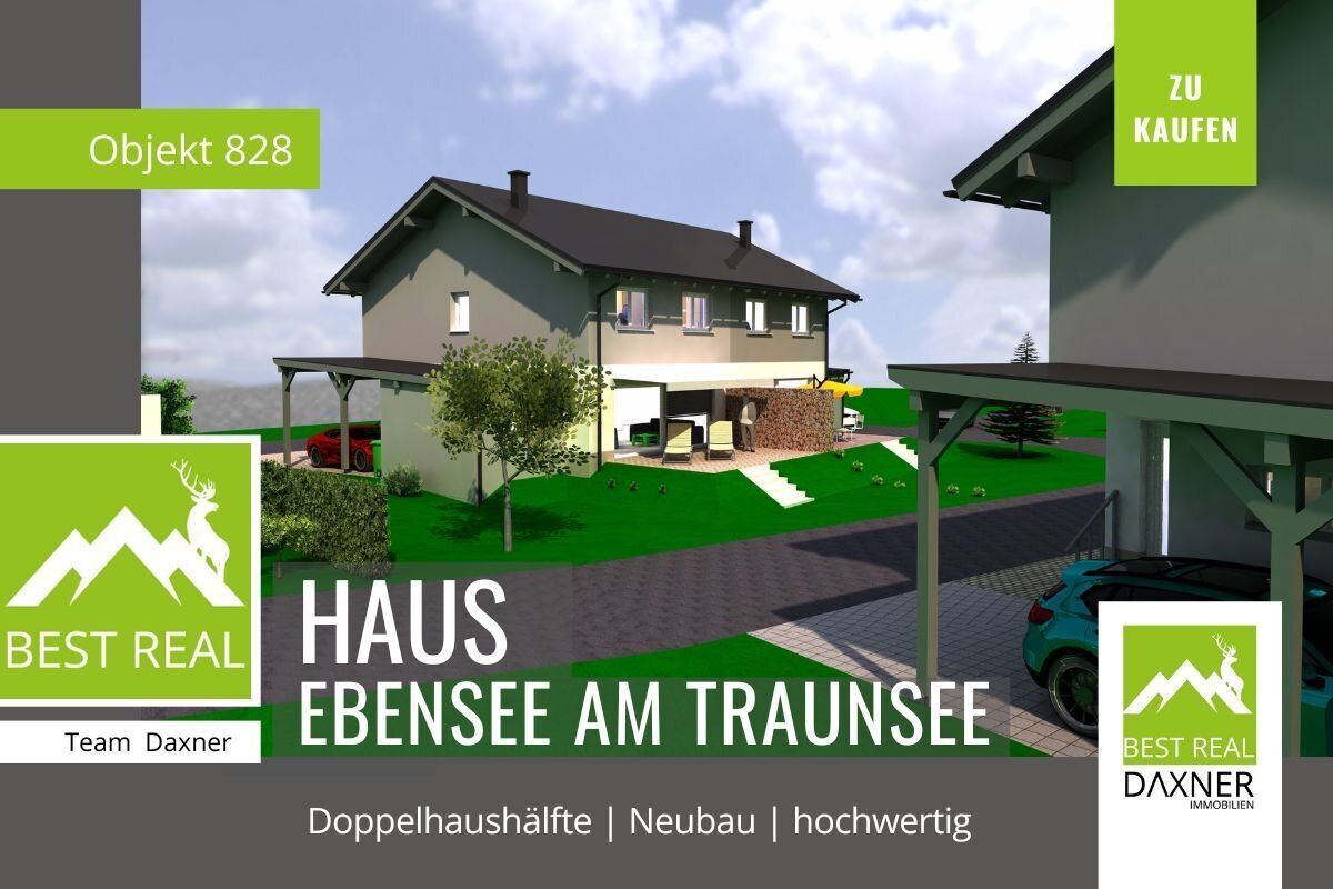 Doppelhaushälfte zum Kauf 489.000 € 4 Zimmer 114 m²<br/>Wohnfläche 345 m²<br/>Grundstück Ebensee 4802