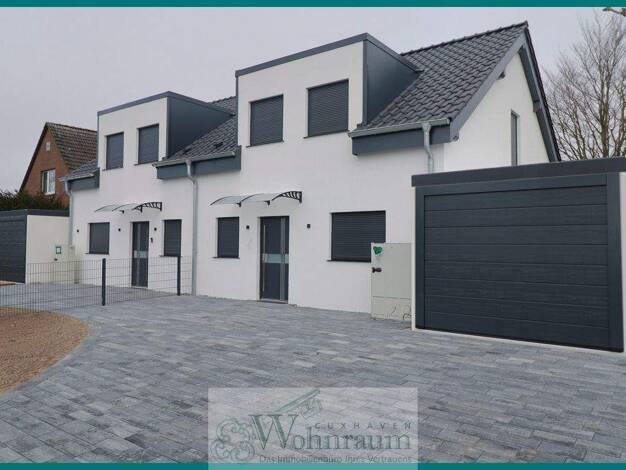 Doppelhaushälfte zum Kauf - Erstbezug 425.000 € 4 Zimmer 113,3 m² 328 m² Grundstück Altenbruch Cuxhaven / Altenbruch 27478