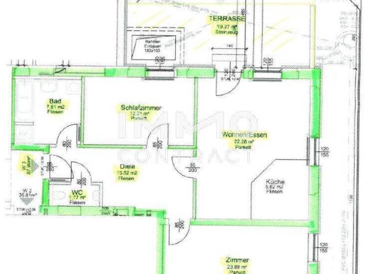 Wohnung zur Miete 923 € 3 Zimmer 87,9 m² Waldegg Linz 4020
