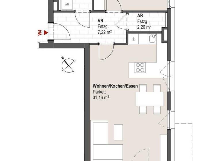Wohnung zum Kauf provisionsfrei 523.950 € 2 Zimmer 59,7 m² Gnigl Salzburg 5020