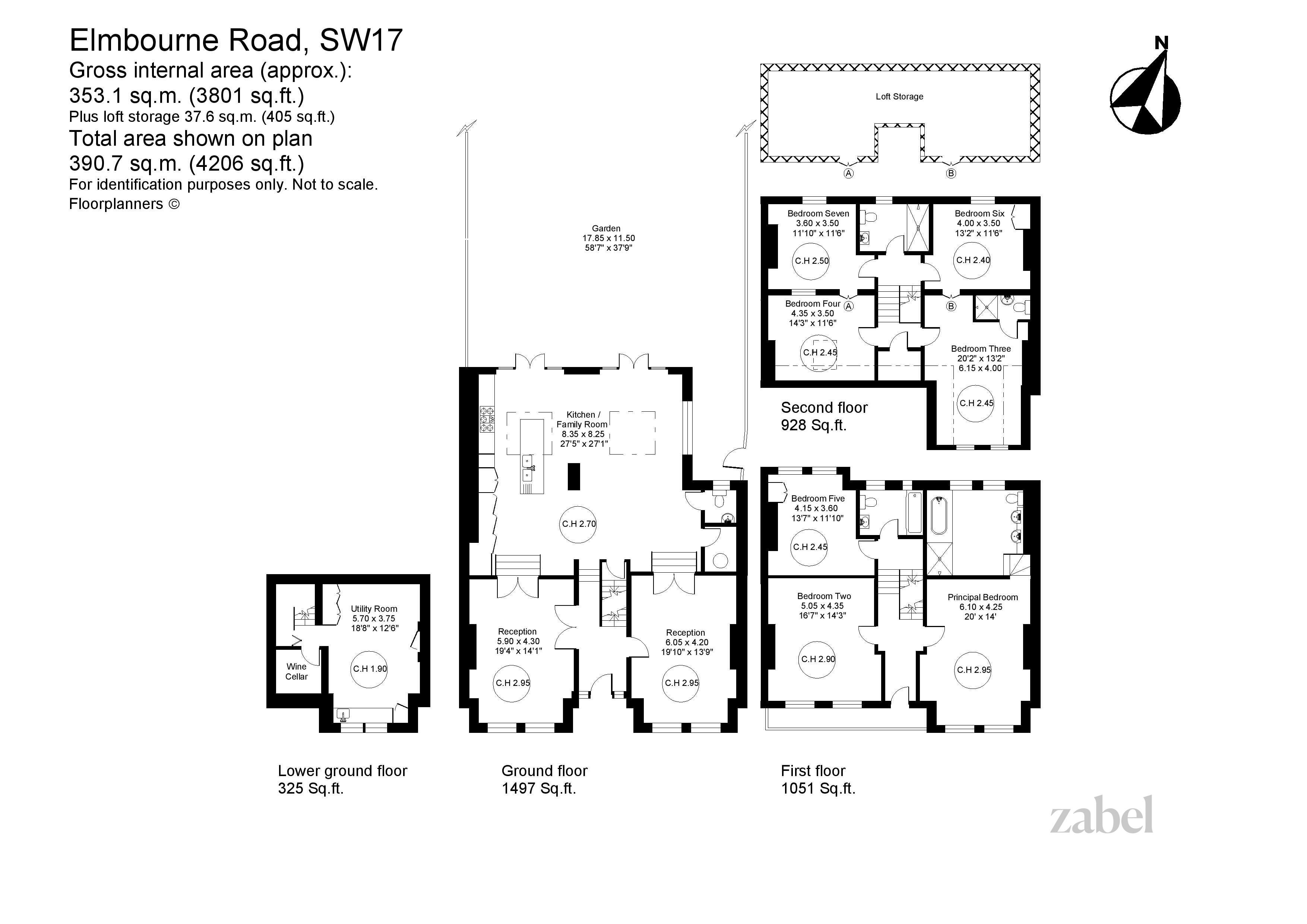 Haus zum Kauf provisionsfrei 4.188.450 € 8 Zimmer 390,8 m²<br/>Wohnfläche London SW17 8JJ