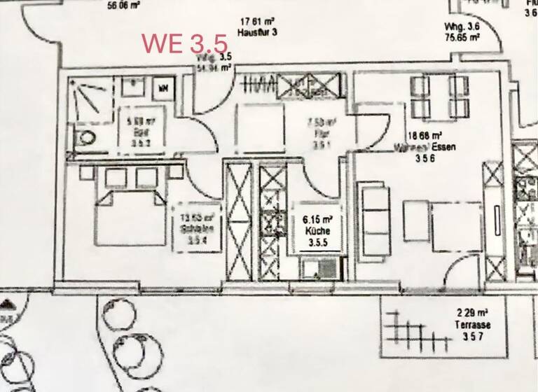 Terrassenwohnung zur Miete 811 € 2 Zimmer 55 m² frei ab sofort Lauweg 28 Kirchwerder Hamburg 21037