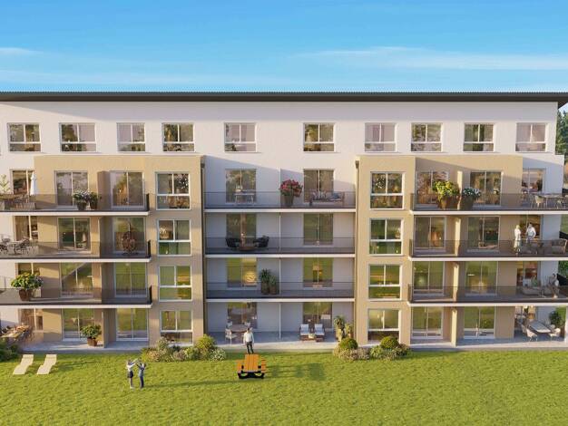 Wohnung zum Kauf - Erstbezug provisionsfrei 576.900 € 3,5 Zimmer 117,2 m² 3. Geschoss Edith-Stein-Straße 20 Laupheim 88471