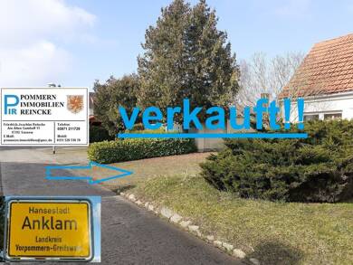 Haus zum Kauf provisionsfrei 59.000 € 2 Zimmer 32,5 m² 185 m² Grundstück frei ab sofort Dr.-Külz-Straße  11 Anklam Anklam 17389