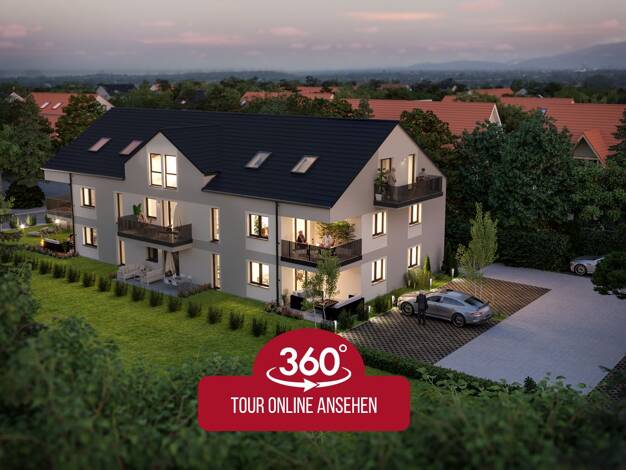 Wohnung zum Kauf - Neubau provisionsfrei 429.896 € 3 Zimmer 72,4 m² 3. Geschoss Prittriching Prittriching 86931