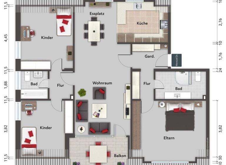 Wohnung zum Kauf 315.000 € 4 Zimmer 108 m² frei ab 01.04.2026 Hasloh 25474