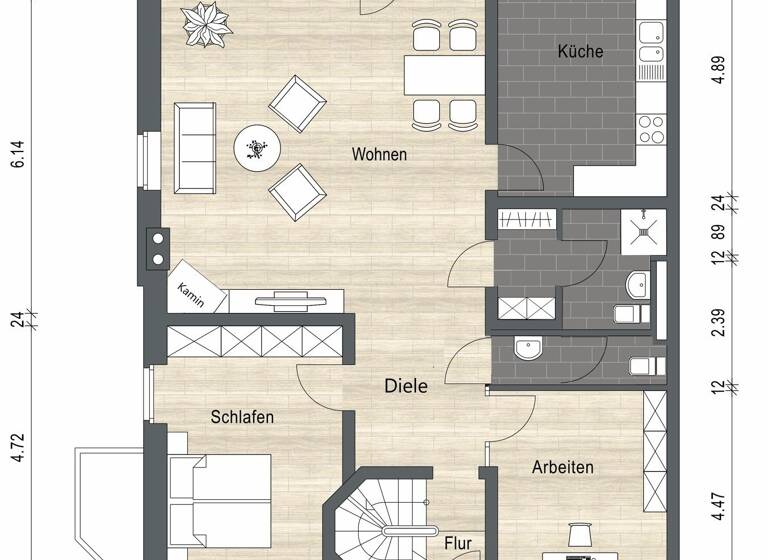 Mehrfamilienhaus zum Kauf 1.975.000 € 8 Zimmer 198 m² 334 m² Grundstück Kaiserswerth Düsseldorf / Kaiserswerth 40489