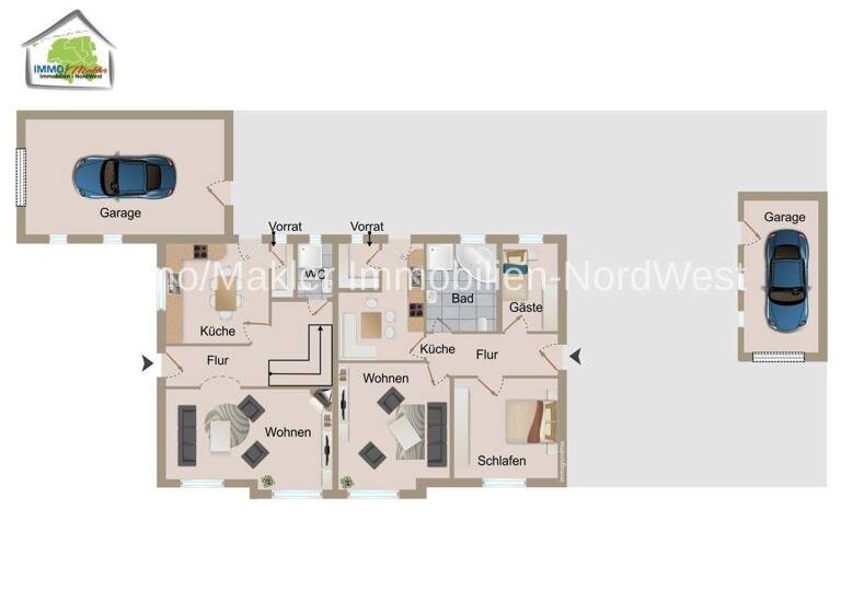 Mehrfamilienhaus zum Kauf 668.000 € 8 Zimmer 280 m² 780 m² Grundstück Vogelbeerweg 29 Sandhorst Aurich / Sandhorst 26607
