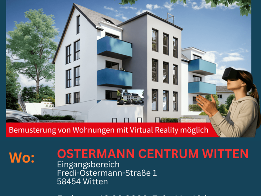 Wohnung zum Kauf - Erstbezug 399.990 € 4 Zimmer 100 m² 1. Geschoss Mitte Witten 58455