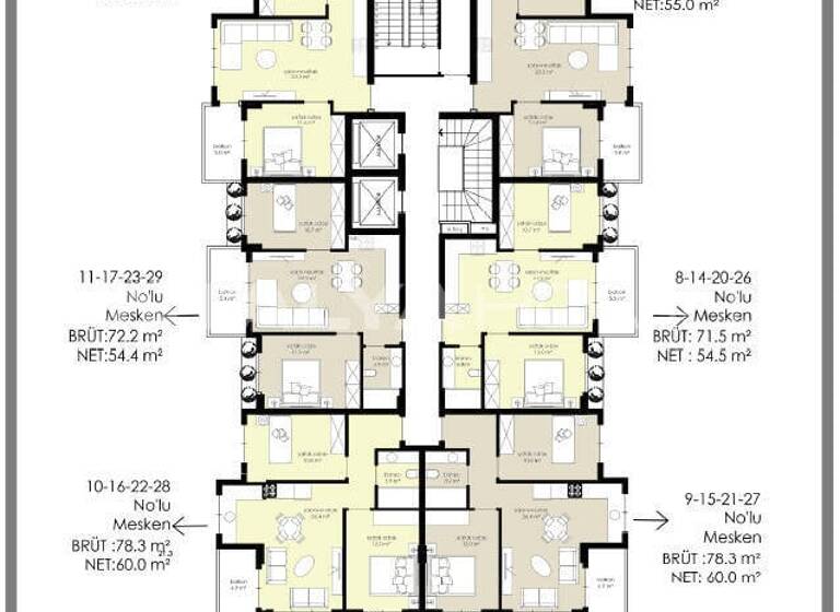 Studio zum Kauf 249.000 € 3 Zimmer 73 m² EG Antalya 07460