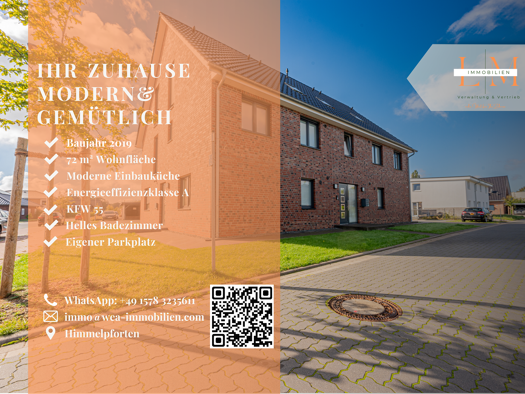 Wohnung zum Kauf provisionsfrei 219.000 € 3 Zimmer 72 m² 2. Geschoss Himmelpforten 21709