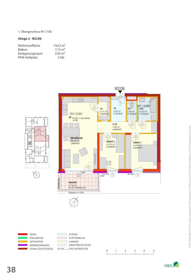 Wohnung zur Miete 684 € 3 Zimmer 74,5 m²<br/>Wohnfläche Kirchschlag in der Buckligen Welt 2860