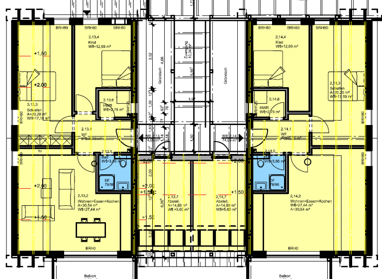 Wohnung zum Kauf provisionsfrei 311.000 € 3 Zimmer 74,1 m² 2. Geschoss Bad Doberan 18209