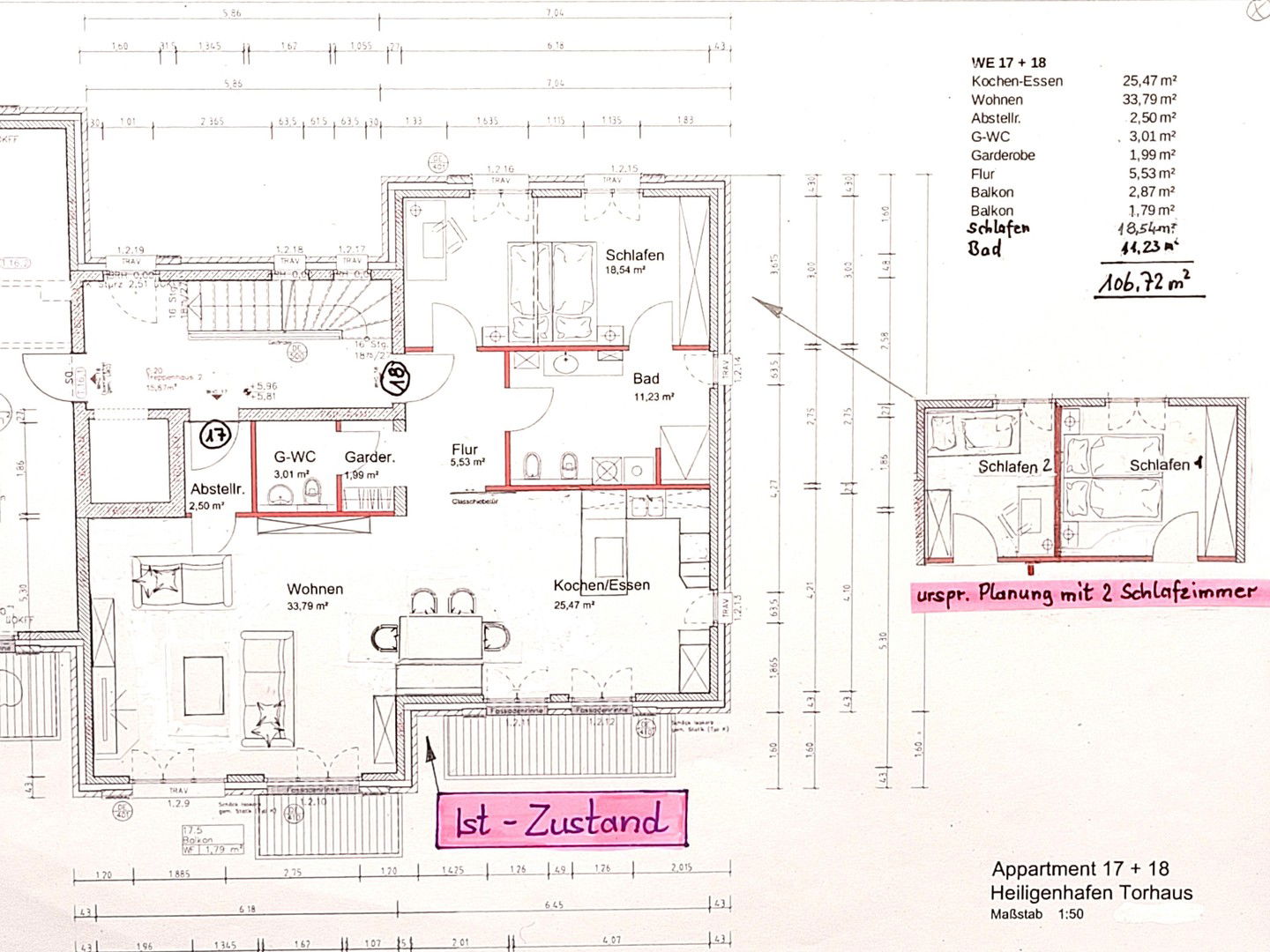 Wohnung zum Kauf provisionsfrei 580.000 € 3 Zimmer 106 m²<br/>Wohnfläche 2.<br/>Geschoss Wendstraße 39 B Heiligenhafen 23774