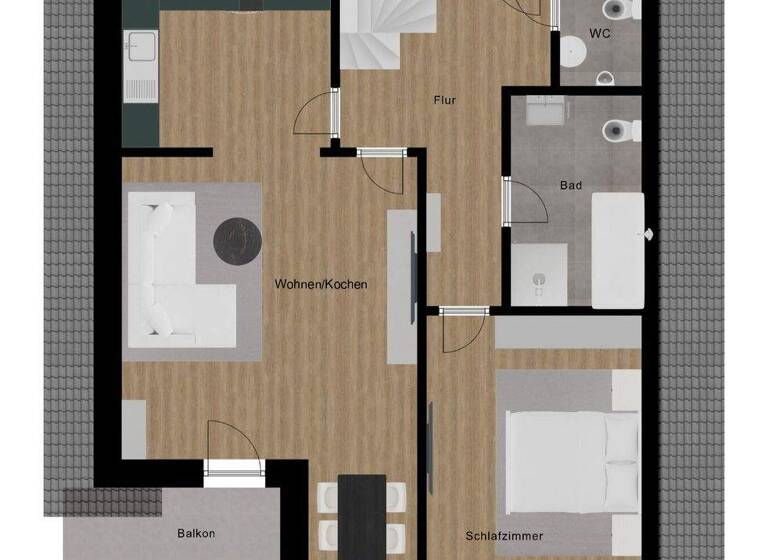Wohnung zum Kauf 235.000 € 3 Zimmer 80,6 m² 2. Geschoss Gronau 48599