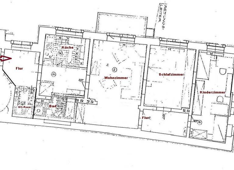 Wohnung zur Miete 420 € 3 Zimmer 95 m² 2. Geschoss Zittau 02763