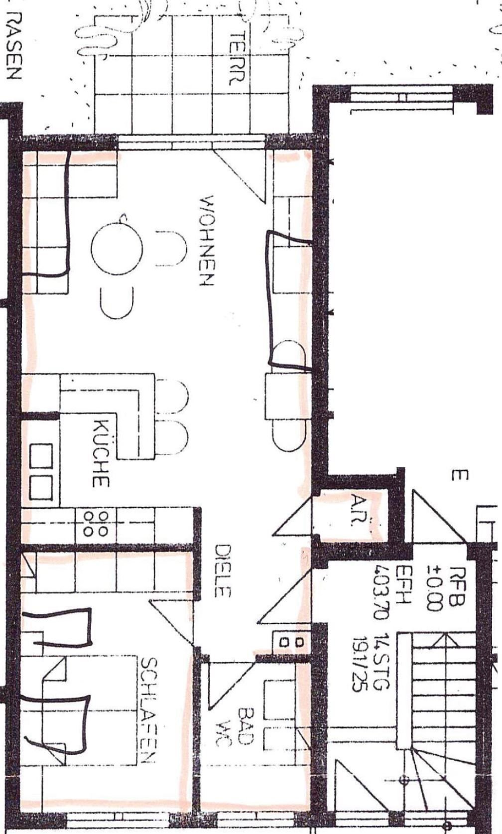 Terrassenwohnung zur Miete 760 € 2 Zimmer 52 m²<br/>Wohnfläche EG<br/>Geschoss 01.01.2025<br/>Verfügbarkeit Echterdingen Leinfelden-Echterdingen 70771