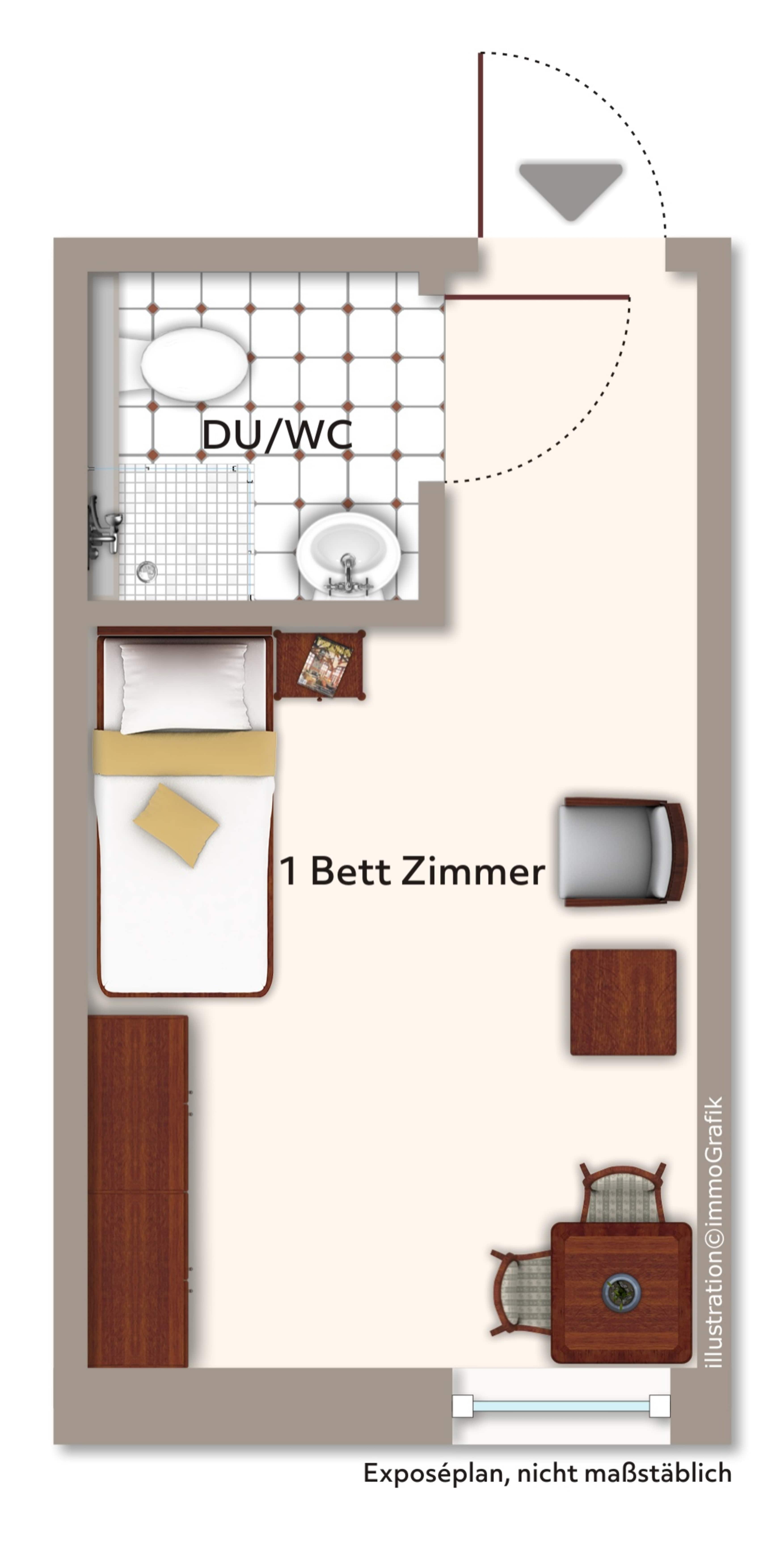 Studio zum Kauf 89.000 € 1 Zimmer 22 m²<br/>Wohnfläche 1.<br/>Geschoss Baiersdorf Baiersdorf 91083