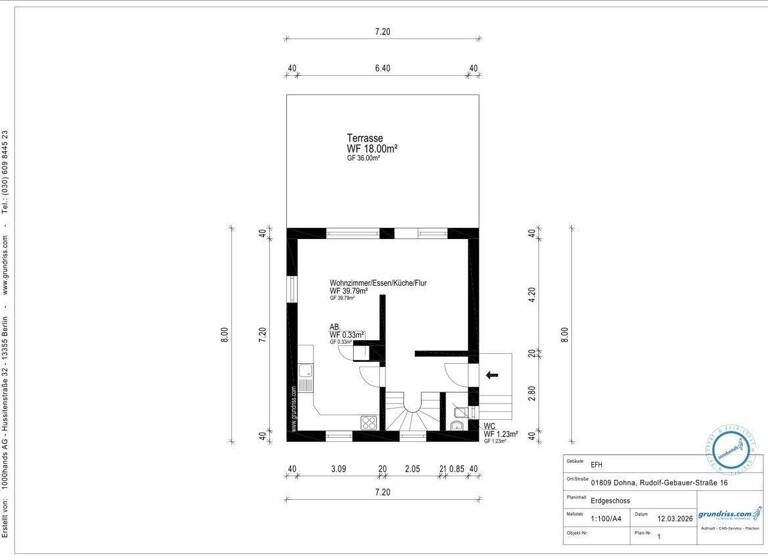 Einfamilienhaus zum Kauf 399.000 € 4 Zimmer 120 m² 500 m² Grundstück Rudolf-Gebauer-Straße 16 Dohna 01809