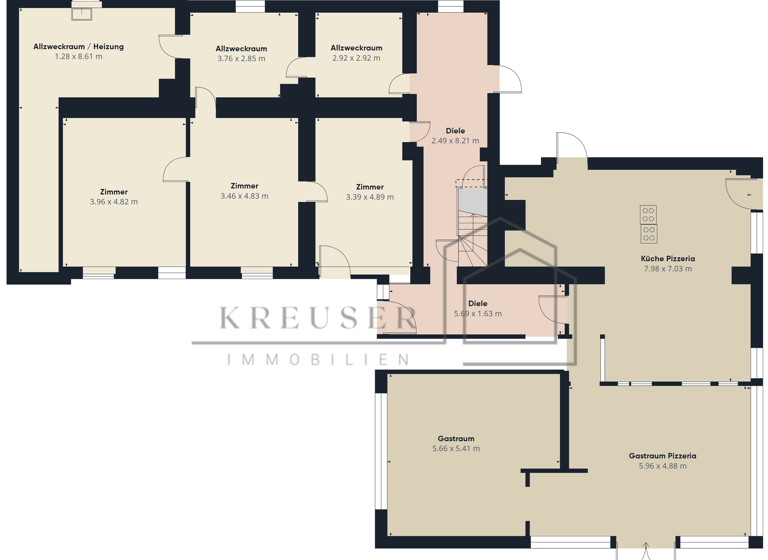 Mehrfamilienhaus zum Kauf 190.000 € 13 Zimmer 278,7 m² 527 m² Grundstück Klarenthal Saarbrücken 66127