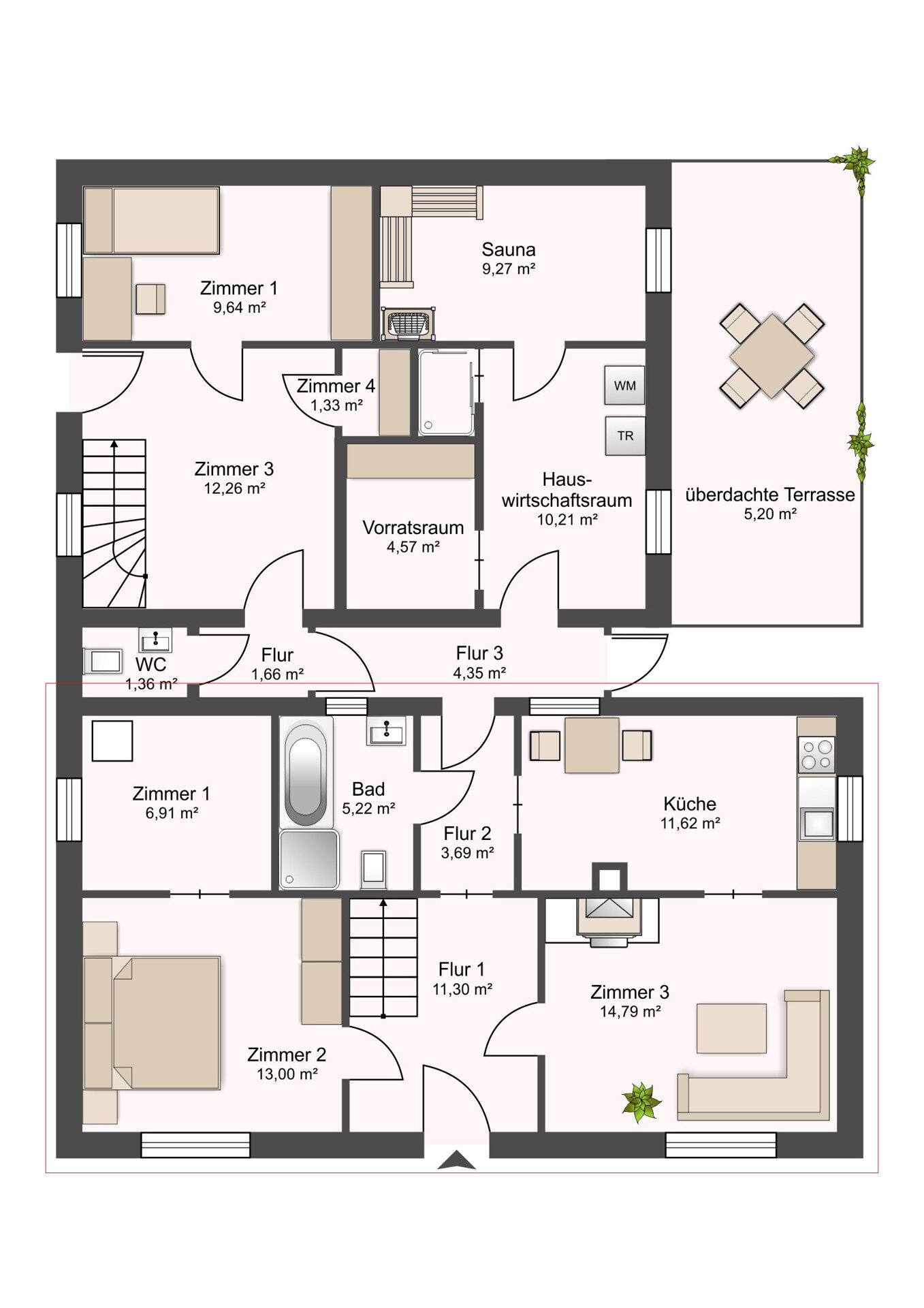 Wohnung zum Kauf 132.000 € 5 Zimmer 86,5 m²<br/>Wohnfläche Oberndorf 21787