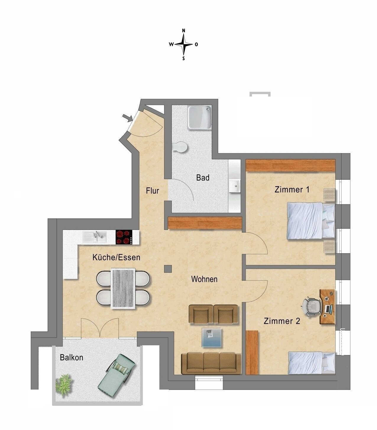 Studio zur Miete 1.590 € 3 Zimmer 96,1 m²<br/>Wohnfläche 4.<br/>Geschoss 15.02.2025<br/>Verfügbarkeit Brühl - Güterbahnhof Freiburg im Breisgau 79106