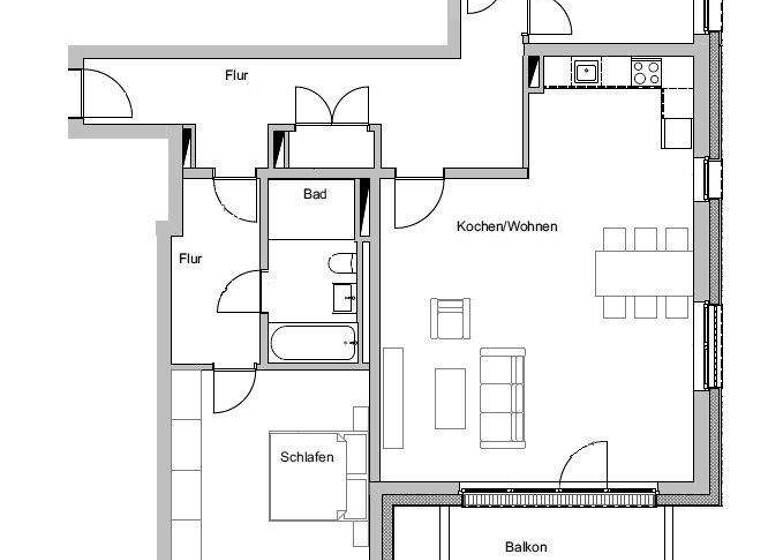 Wohnung zur Miete 1.763 € 3 Zimmer 110 m² UG frei ab 01.07.2026 Aachen 52074