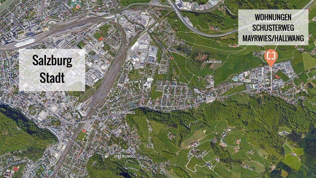 Wohnung zum Kauf - Erstbezug provisionsfrei 310.000 € 2 Zimmer 42,3 m² 1. Geschoss Schusterweg Hallwang 5300