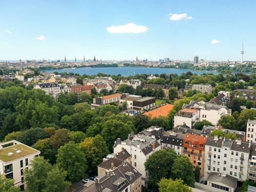 Gewerbeobjekt zum Kauf als Kapitalanlage geeignet 2.899.000 € 520 m² 124 m² Grundstück Arndtstraße 1a Uhlenhorst Hamburg 22085