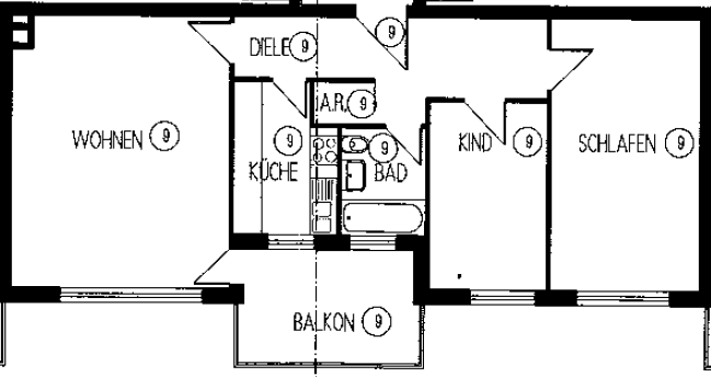 Wohnung zum Kauf 359.000 € 3 Zimmer 78 m²<br/>Wohnfläche 2.<br/>Geschoss Gundelfingen Gundelfingen 79194