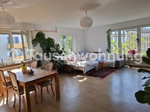 Wohnung zur Miete Tauschwohnung 1.300 € 3 Zimmer 90 m² 3. Geschoss Mitte Stuttgart 70182