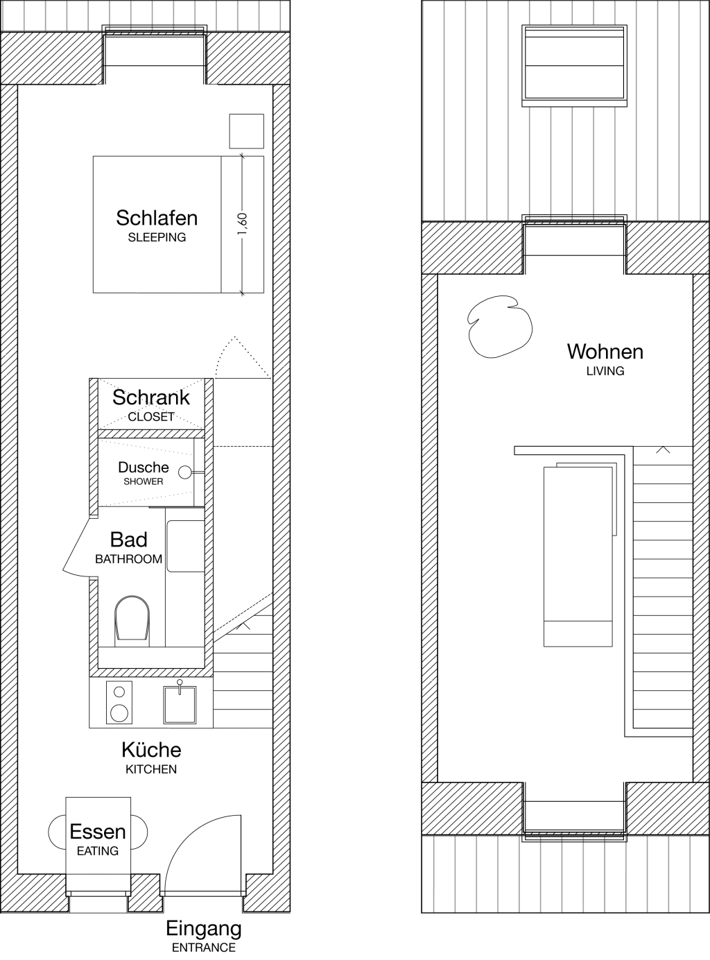 Wohnung zur Miete Wohnen auf Zeit 1.880 € 1 Zimmer 53 m²<br/>Wohnfläche 31.12.2024<br/>Verfügbarkeit Clevischer Ring Mülheim Köln 51063